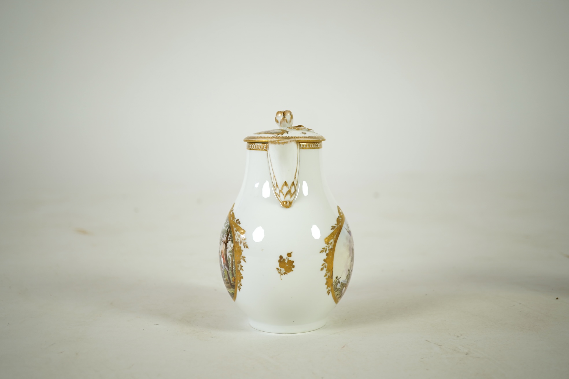 A Meissen covered jug, Marcolini period, c.1790